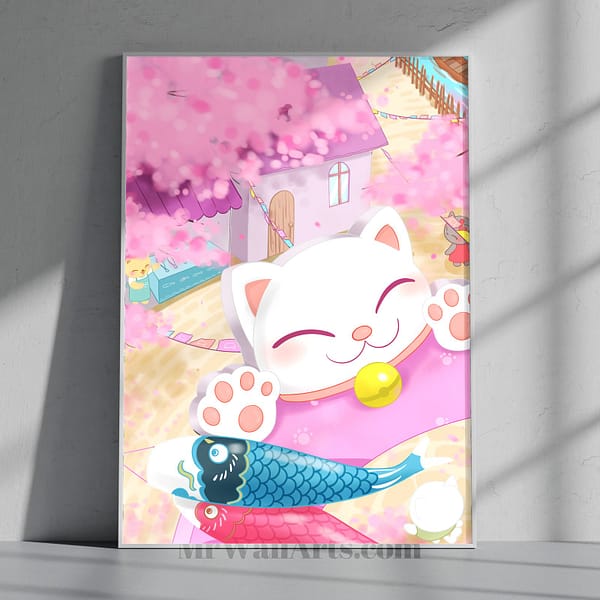 Japanese Maneki-neko 招き猫, Beckoning Cat Japanese Maneki-neko 招き猫, Beckoning Cat