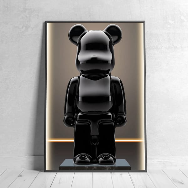 Bearbrick Baccarat Inspired KAWS Wall Poster