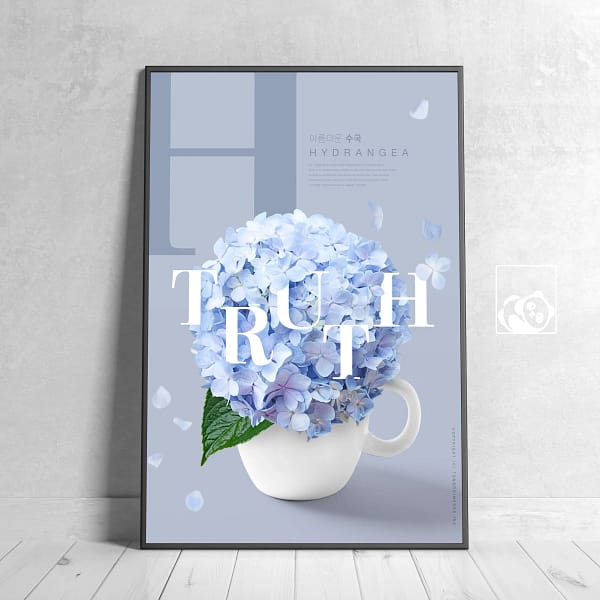 Hydrangea TRUTH Printable Wall Art Poster