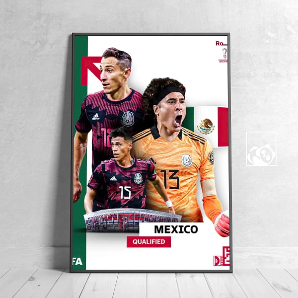 Mexico FIFA World Cup Qatar 2022 Qualified Digital Art