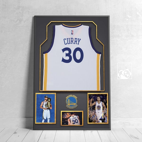 Minimalist Stephen Curry Jersey Wall Art Poster