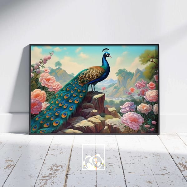 Modern Colorful Peacock Wall Decor Download