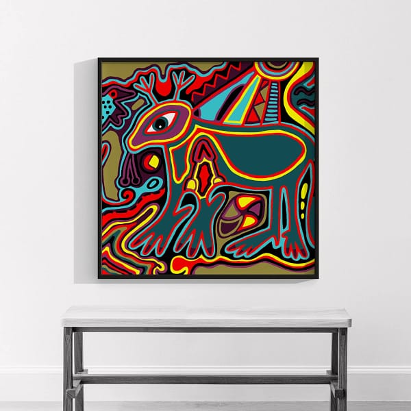 Modern Living Room Abstract Art Print Poster