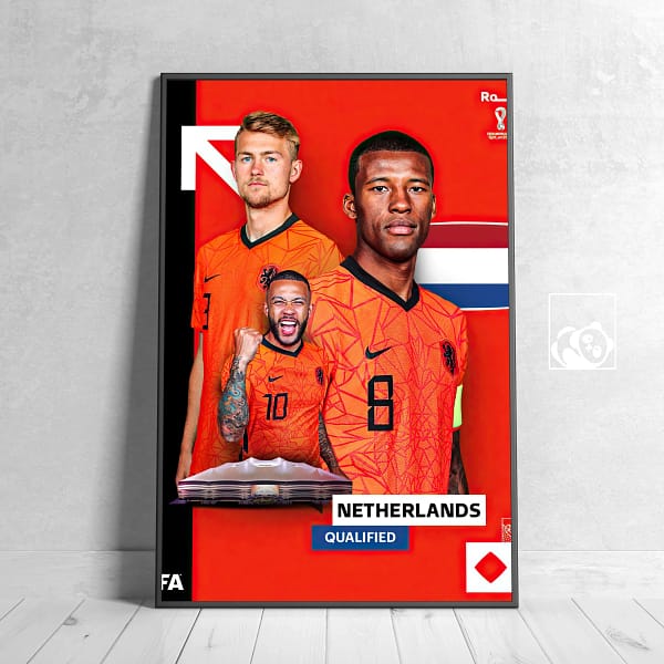 Netherlands FIFA World Cup Qatar 2022 Wall Art - 荷兰 Netherlands FIFA World Cup Qatar 2022 Wall Art