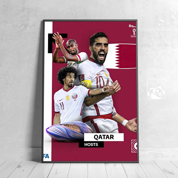 Qatar FIFA World Cup 2022 Host Nation Poster