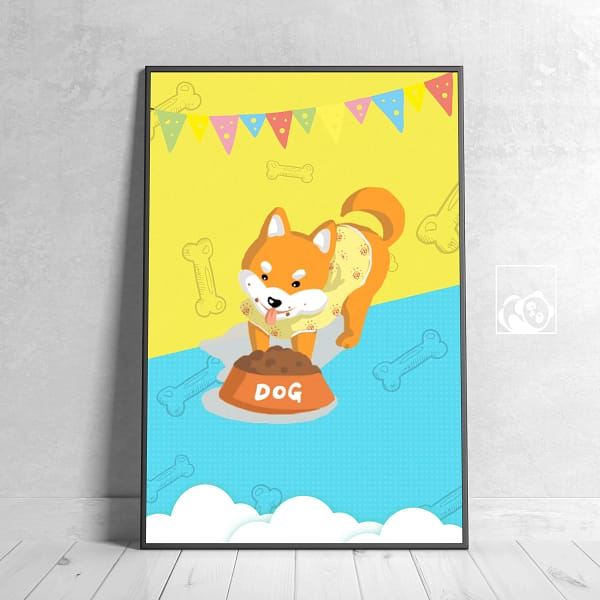 Simple Pleasures Birthday Dog Wall Art Poster - 23 Simple Pleasures Birthday Dog Wall Art Poster