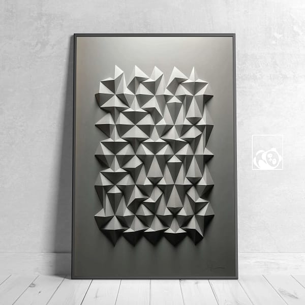 Sophisticated Neutral Geometric Printable Wall Art