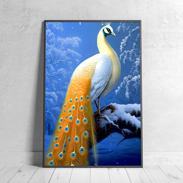Vibrant Bird Artwork Printable Digital Poster