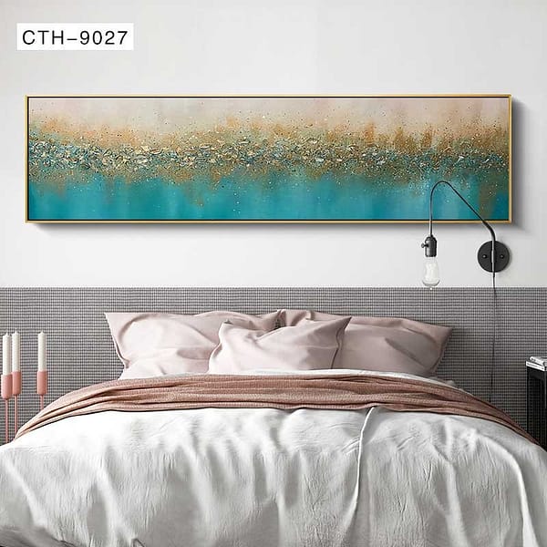 Serene Coastal Shells Abstract Painting Wall Art