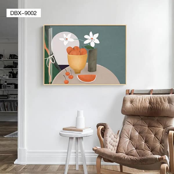 DBX-9002-Vintage Citrus, Oranges and White Blossoms Wall Art Vintage Citrus, Oranges and White Blossoms Wall Art