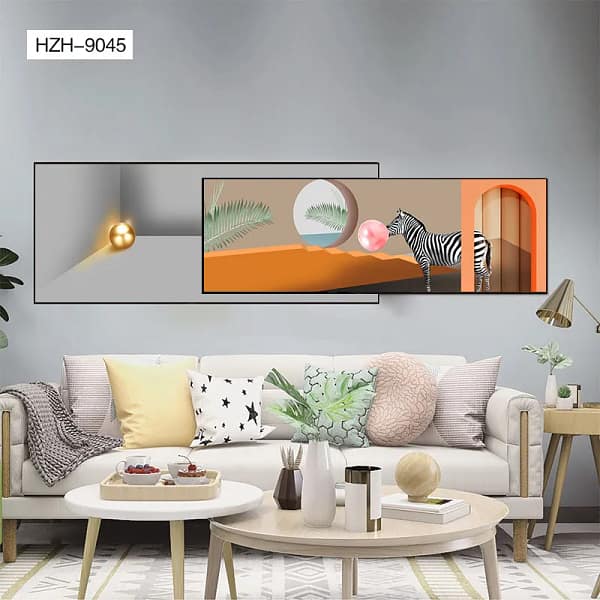 Surreal Zebra Bubblegum Dreamy Overlay Wall Art