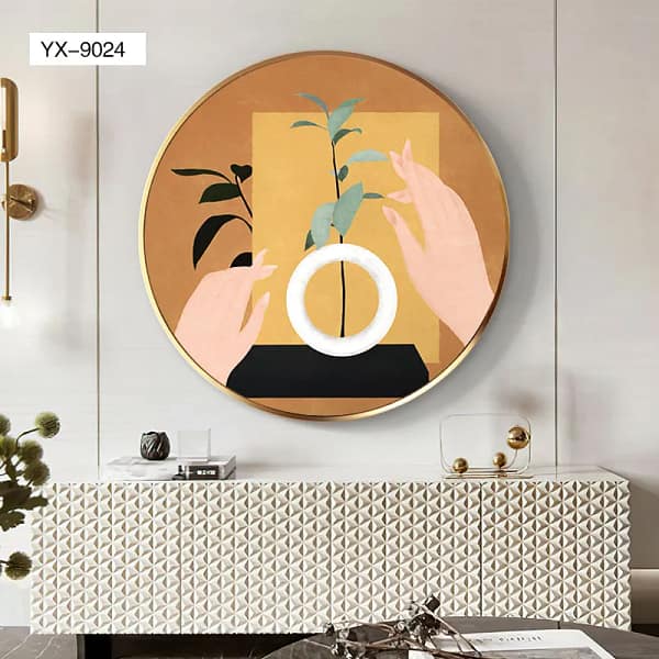 Minimalist Mid-Century Plant Still Life Wall Art