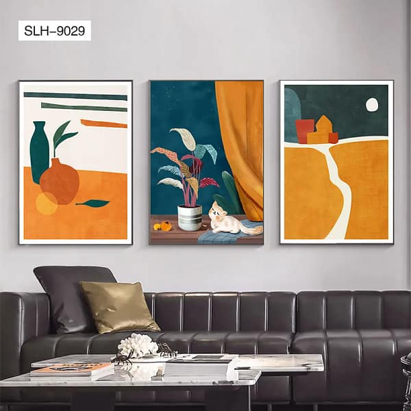 SLH-9029-Majestic Cat 3-in-1 Wall Art Photography Set Majestic Cat 3-in-1 Wall Art Photography Set