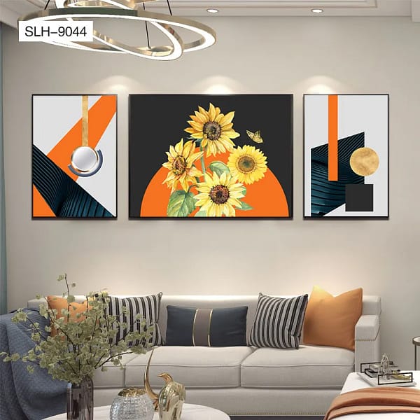 SLH-9044-Radiant Sunflower Bouquet with Honeybee Wall Art Radiant Sunflower Bouquet with Honeybee Wall Art