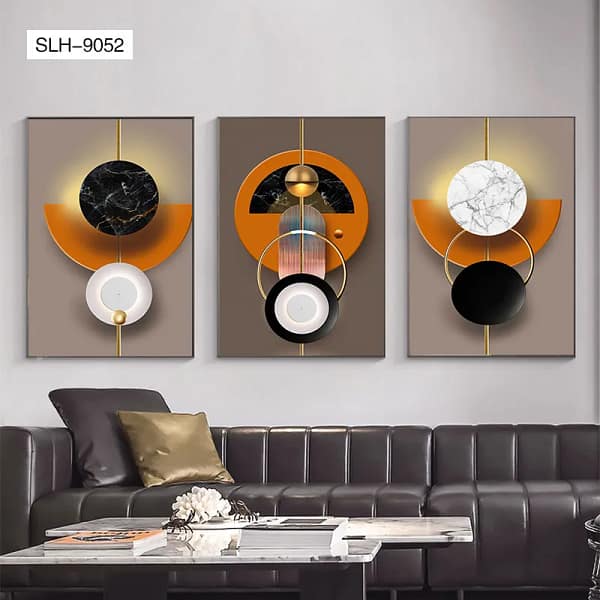 SLH-9052-Eclectic Geometric Mosaic Gallery Wall Art Set Eclectic Geometric Mosaic Gallery Wall Art Set