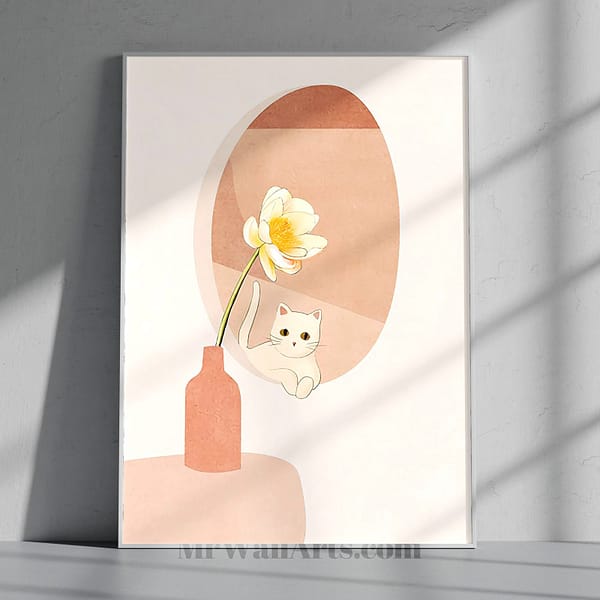 Boho Style Cat Out of a Window Boho Style Cat Out of a Window