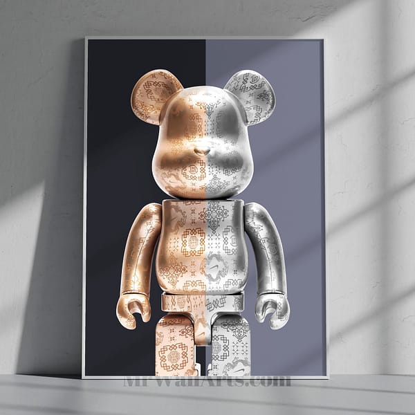 Modern Simplistic KAWS Figure Aesthetic Wall Art Modern Simplistic KAWS Figure Aesthetic Wall Art